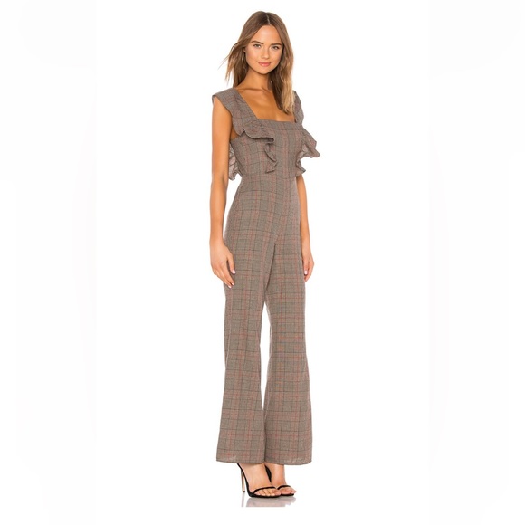 Ruffle shoulder piper jumpsuit from Tularosa - Picture 2 of 5